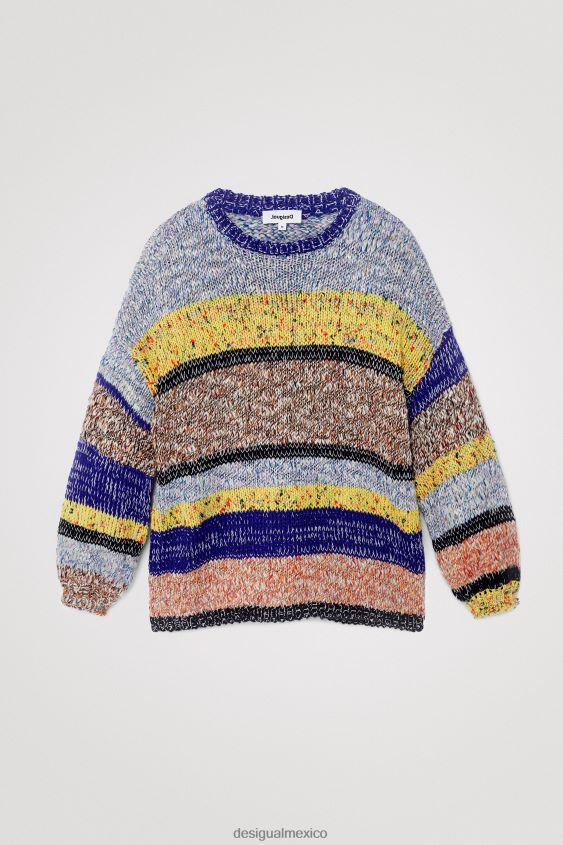 Desigual mujer jersey de tricot jaspeado VZ26R01033 ropa