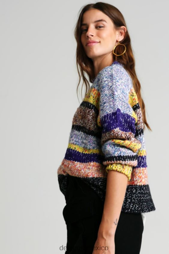 Desigual mujer jersey de tricot jaspeado VZ26R01033 ropa
