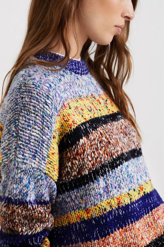 Desigual mujer jersey de tricot jaspeado VZ26R01033 ropa
