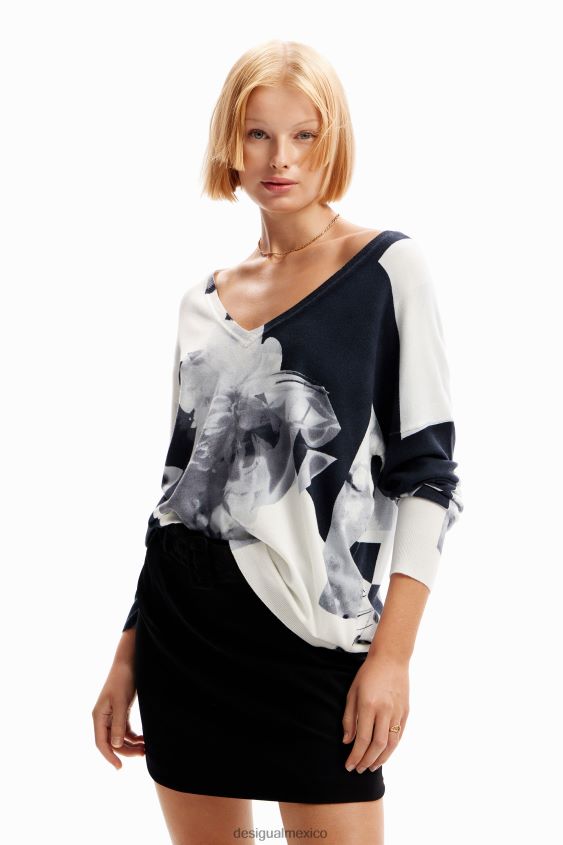 Desigual mujer jersey fino con collage VZ26R011 ropa