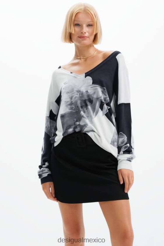 Desigual mujer jersey fino con collage VZ26R011 ropa