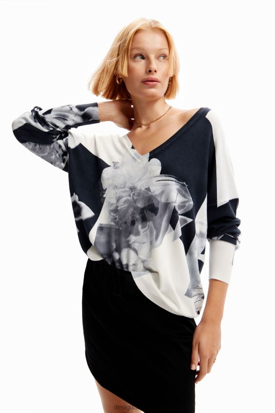 Desigual mujer jersey fino con collage VZ26R011 ropa