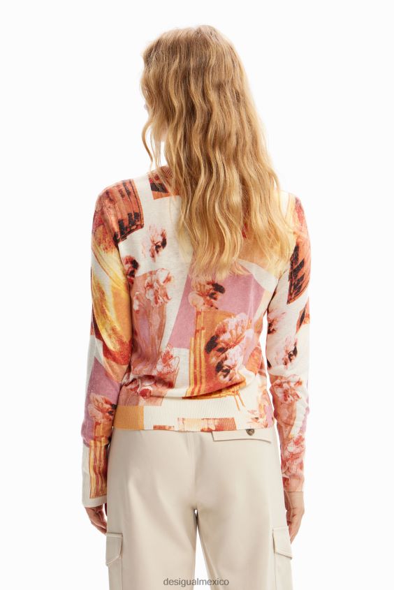 Desigual mujer jersey fino con collage VZ26R012 ropa