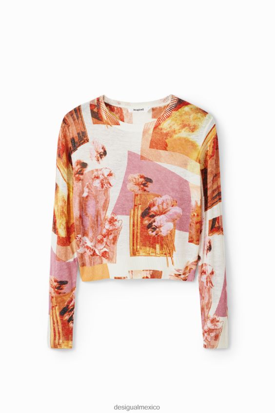 Desigual mujer jersey fino con collage VZ26R012 ropa