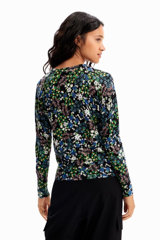 Desigual mujer jersey fino floral fino VZ26R0273 ropa