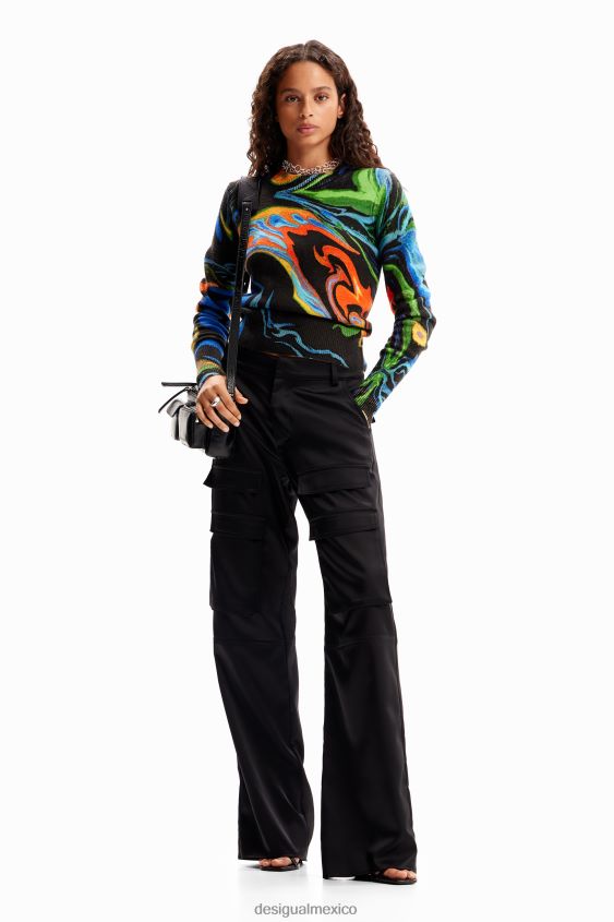 Desigual mujer jersey jaspeado VZ26R0992 ropa