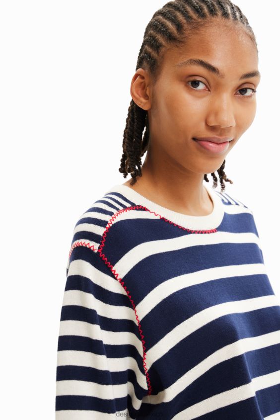 Desigual mujer jersey rayas marineras VZ26R0836 ropa