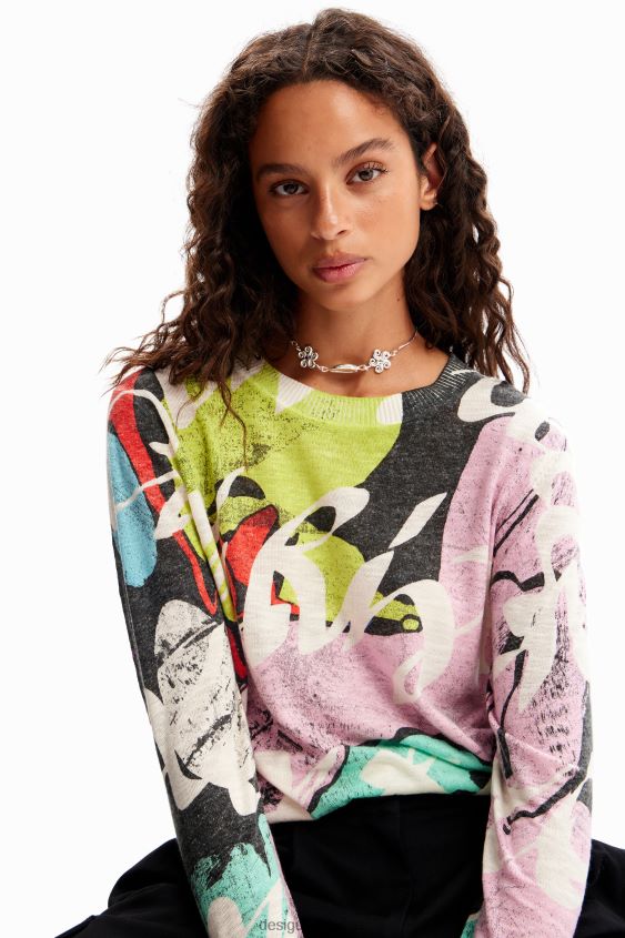 Desigual mujer metro. jersey multicolor de christian lacroix VZ26R0102 ropa
