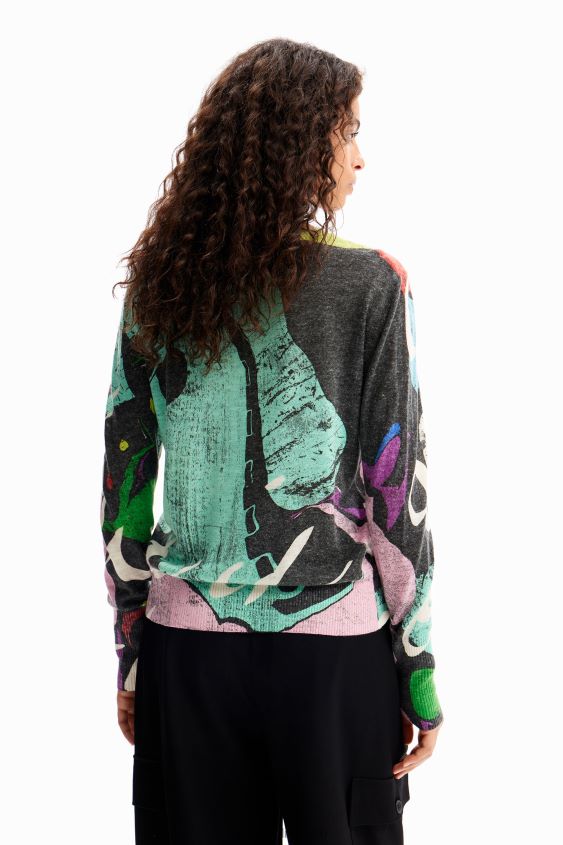Desigual mujer metro. jersey multicolor de christian lacroix VZ26R0102 ropa