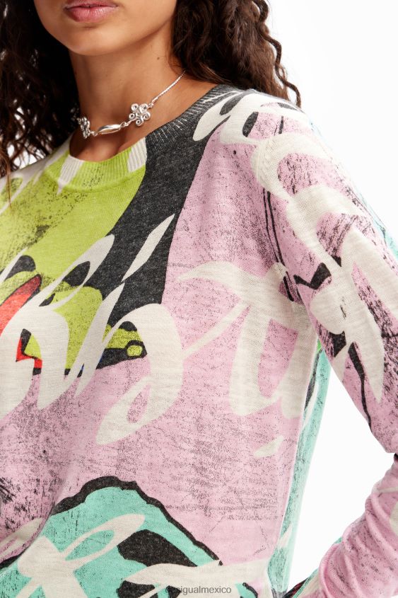 Desigual mujer metro. jersey multicolor de christian lacroix VZ26R0102 ropa