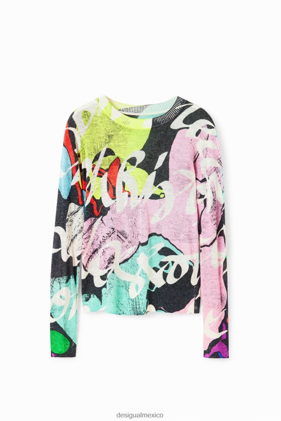 Desigual mujer metro. jersey multicolor de christian lacroix VZ26R0102 ropa