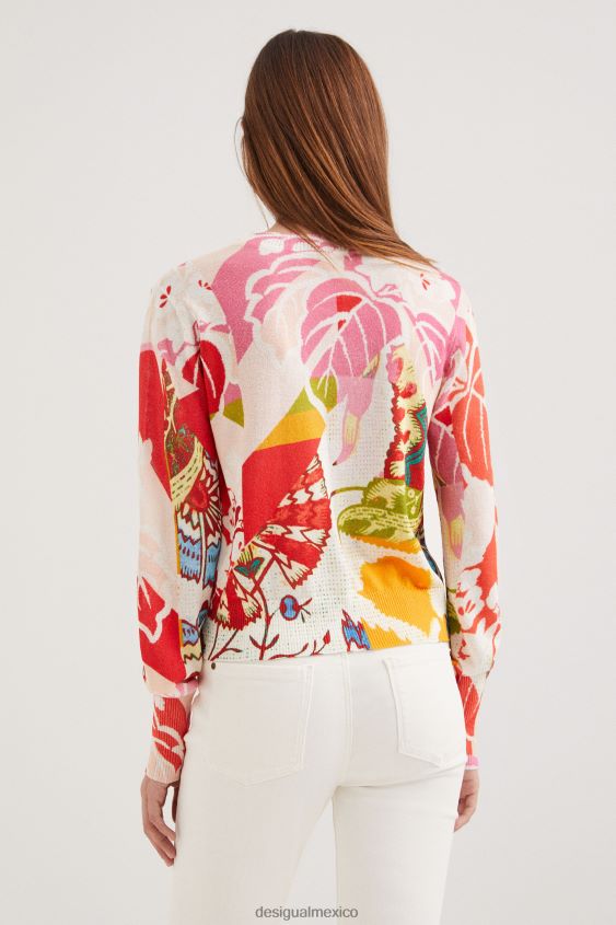 Desigual mujer metro. suéter con estampado de Christian Lacroix VZ26R01093 ropa