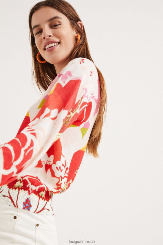 Desigual mujer metro. suéter con estampado de Christian Lacroix VZ26R01093 ropa