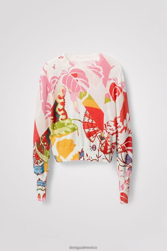 Desigual mujer metro. suéter con estampado de Christian Lacroix VZ26R01093 ropa