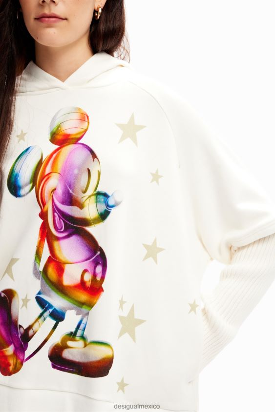Desigual mujer sudadera con capucha oversize de mickey mouse VZ26R0140 ropa