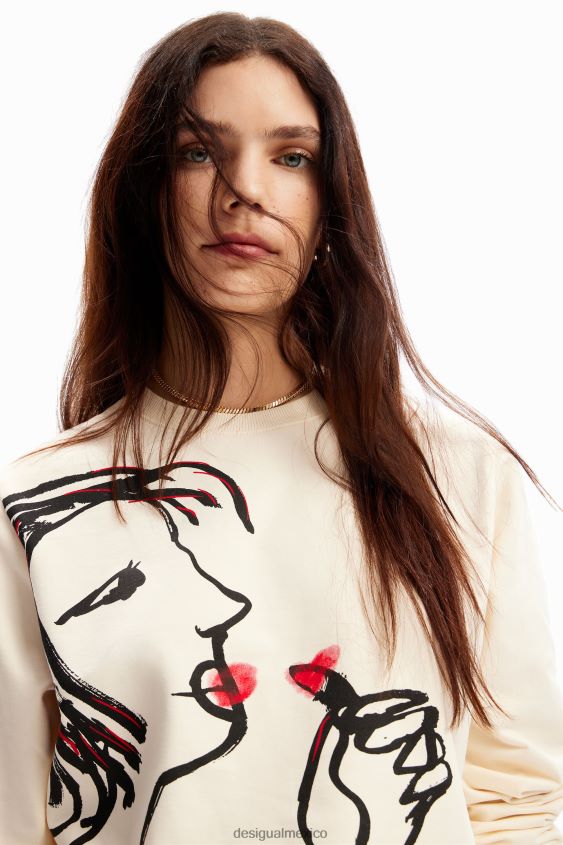 Desigual mujer sudadera con ilustración arty VZ26R0937 ropa