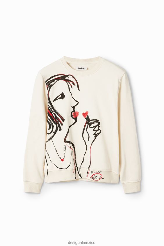 Desigual mujer sudadera con ilustración arty VZ26R0937 ropa