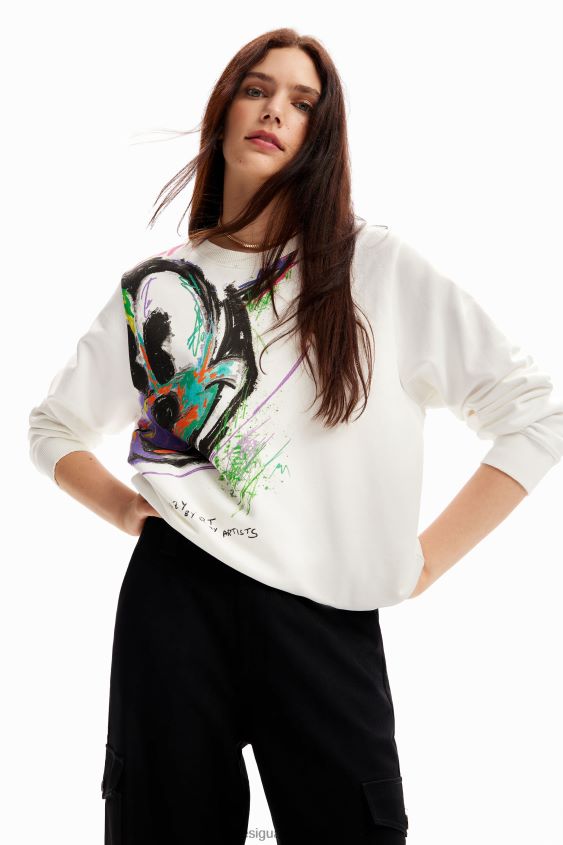 Desigual mujer sudadera mickey mouse arty VZ26R09 ropa