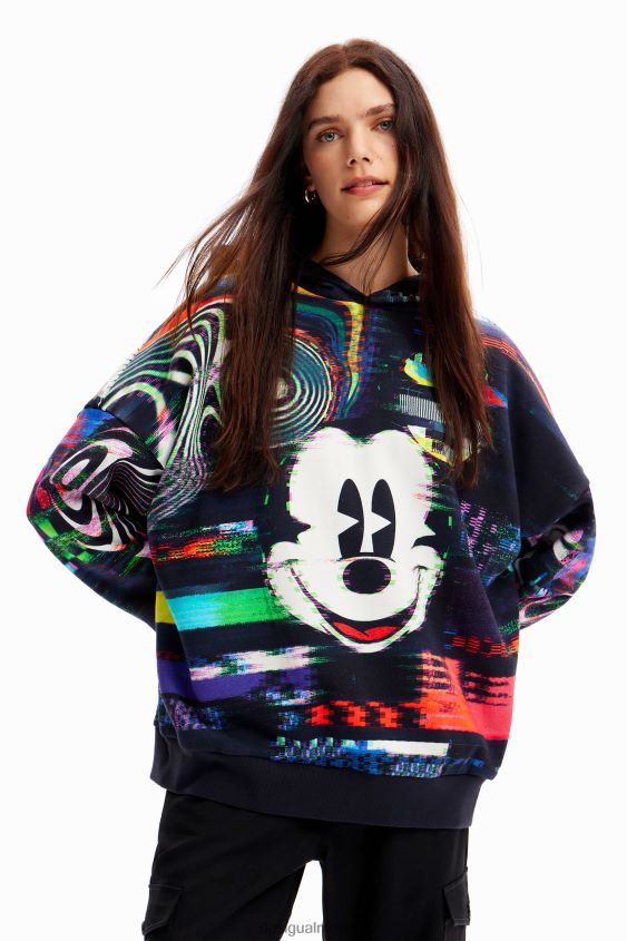 Desigual mujer sudadera oversize de mickey mouse VZ26R034 ropa
