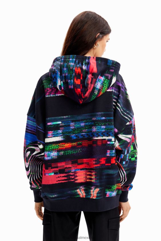 Desigual mujer sudadera oversize de mickey mouse VZ26R034 ropa