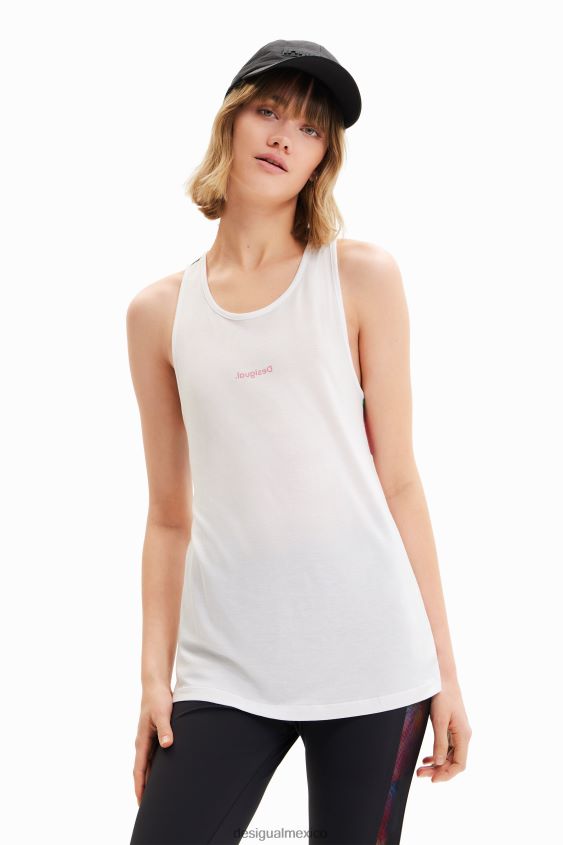 Desigual mujer top deportivo sin mangas con estampado floral VZ26R0435 ropa
