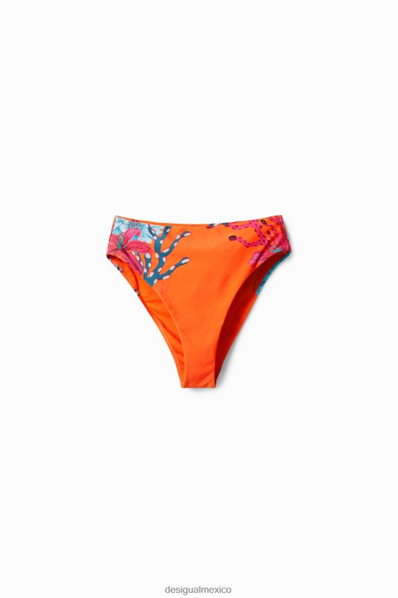 Desigual mujer braguitas de bikini color coral VZ26R01121 ropa