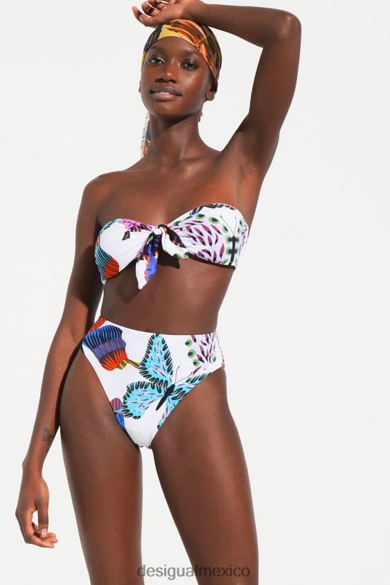 Desigual mujer braguitas de bikini con mariposas VZ26R01128 ropa