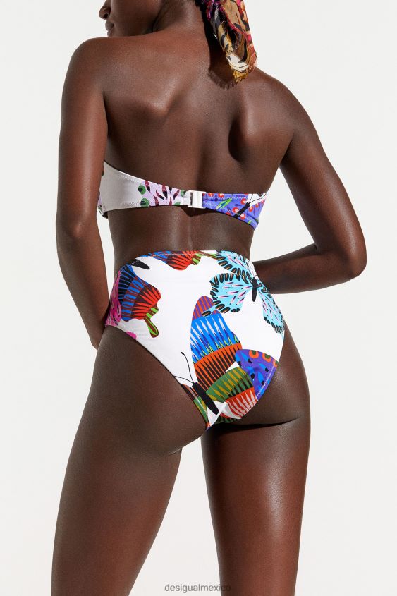 Desigual mujer braguitas de bikini con mariposas VZ26R01128 ropa