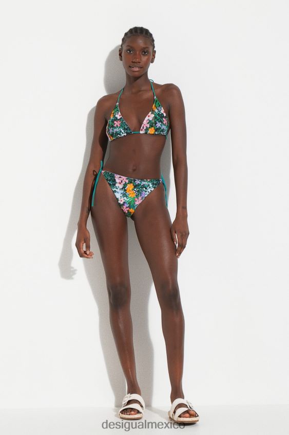 Desigual mujer braguitas de bikini florales VZ26R01053 ropa