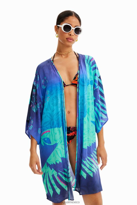 Desigual mujer kimono abierto tropical VZ26R0995 ropa