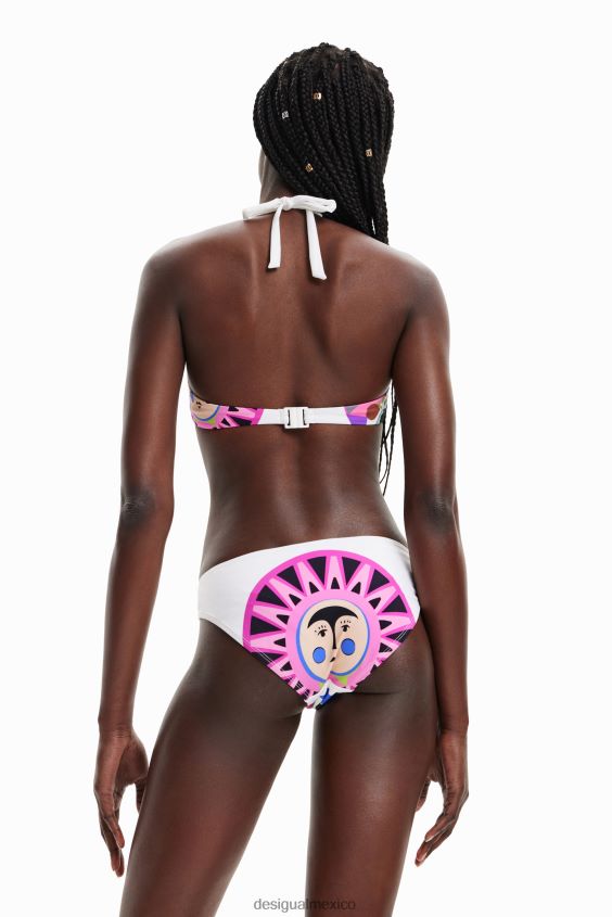 Desigual mujer metro. braguitas de bikini de christian lacroix VZ26R0616 ropa
