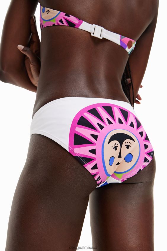 Desigual mujer metro. braguitas de bikini de christian lacroix VZ26R0616 ropa
