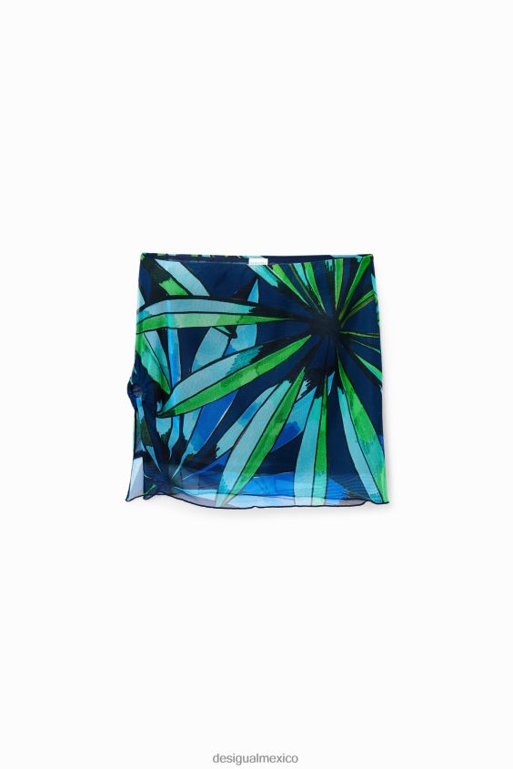 Desigual mujer minifalda de tul tropical VZ26R0331 ropa