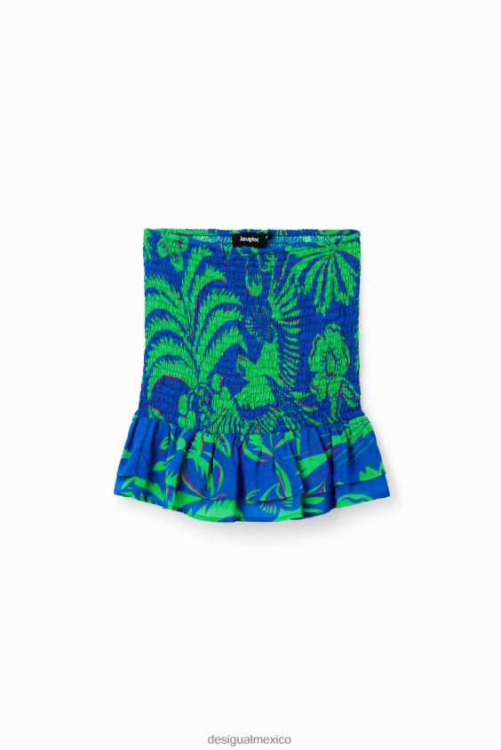 Desigual mujer minifalda tropical delgada VZ26R0711 ropa