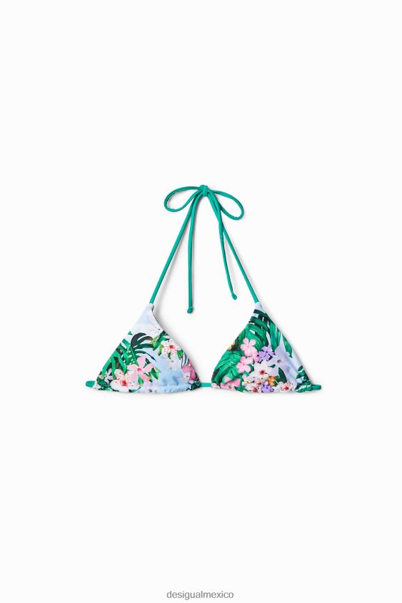Desigual mujer top de bikini con estampado floral VZ26R0560 ropa