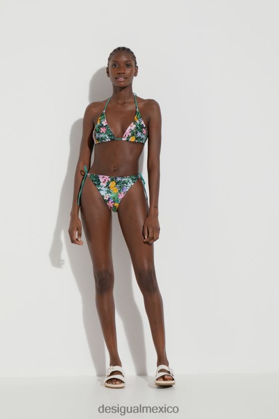 Desigual mujer top de bikini con estampado floral VZ26R0560 ropa