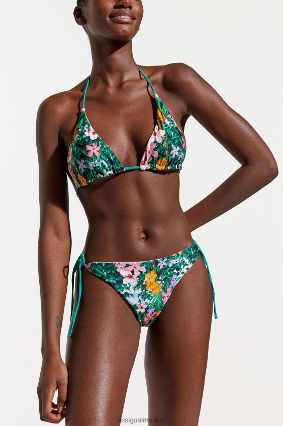 Desigual mujer top de bikini con estampado floral VZ26R0560 ropa