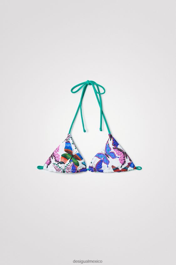 Desigual mujer top de bikini con estampado floral VZ26R0560 ropa