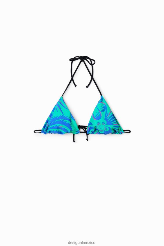Desigual mujer top de bikini de triángulo reversible VZ26R0526 ropa