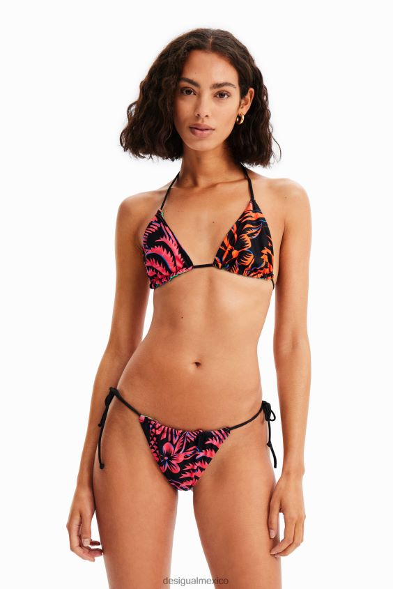 Desigual mujer top de bikini de triángulo reversible VZ26R0526 ropa