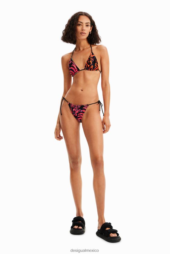 Desigual mujer top de bikini de triángulo reversible VZ26R0526 ropa