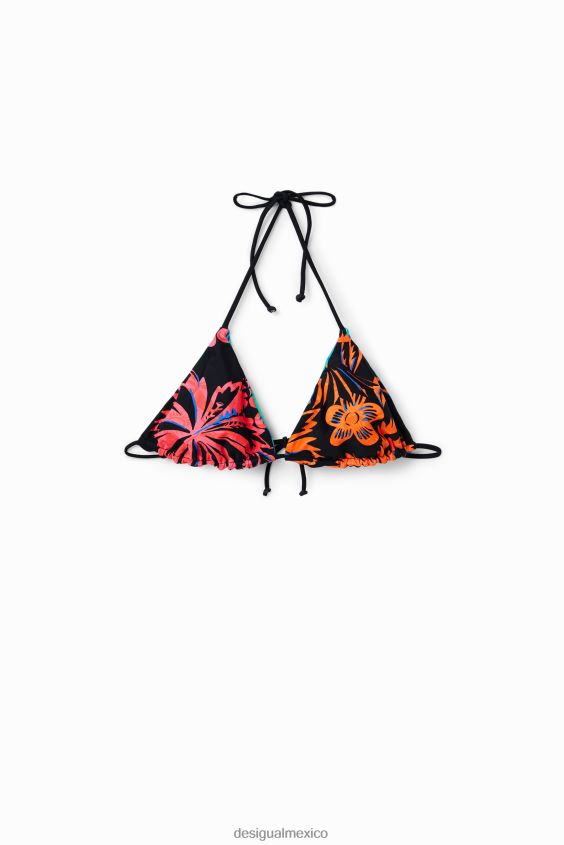 Desigual mujer top de bikini de triángulo reversible VZ26R0526 ropa