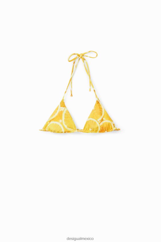 Desigual mujer top de bikini de triángulo reversible VZ26R0676 ropa