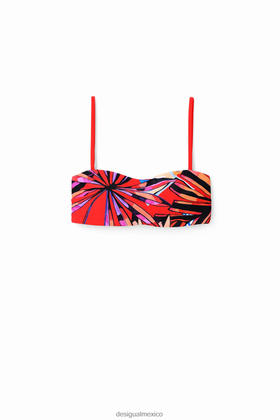 Desigual mujer top de bikini palabra de honor tropical VZ26R0537 ropa