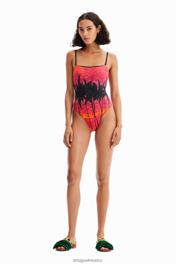 Desigual mujer traje de baño bandeau stella jean VZ26R0556 ropa