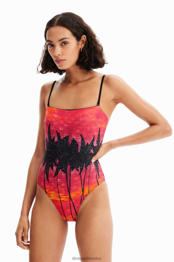 Desigual mujer traje de baño bandeau stella jean VZ26R0556 ropa