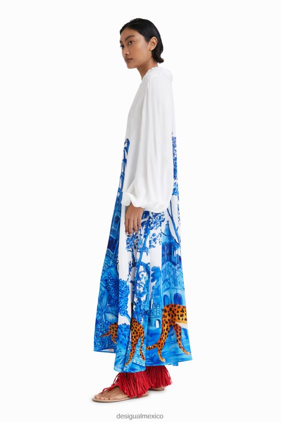 Desigual mujer caftán largo stella jean VZ26R0709 ropa