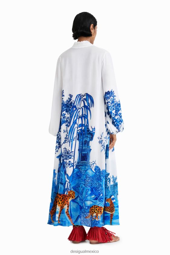 Desigual mujer caftán largo stella jean VZ26R0709 ropa