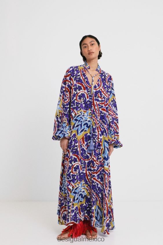 Desigual mujer caftán largo stella jean VZ26R0832 ropa