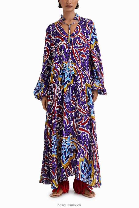 Desigual mujer caftán largo stella jean VZ26R0832 ropa